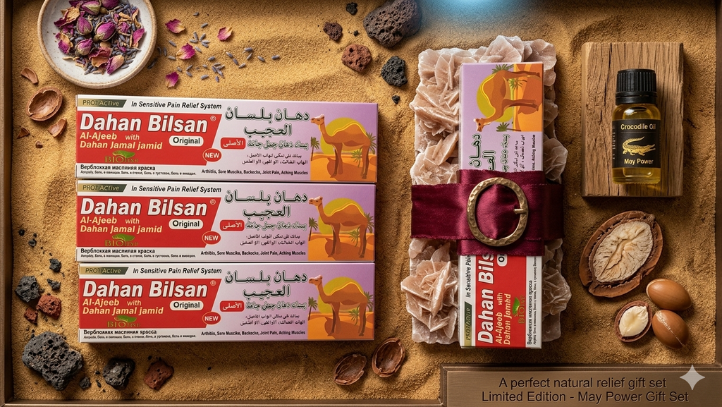 باك 4 دهان بلسان العجيب +زيت العقرب   راحة سريعة لآلام المفاصل والعضلات