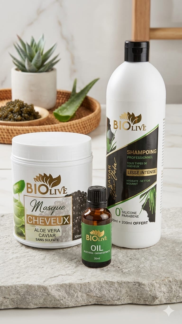 🌿✨ Pack Shampoing Aloe Vera & Caviar ✨🌿
